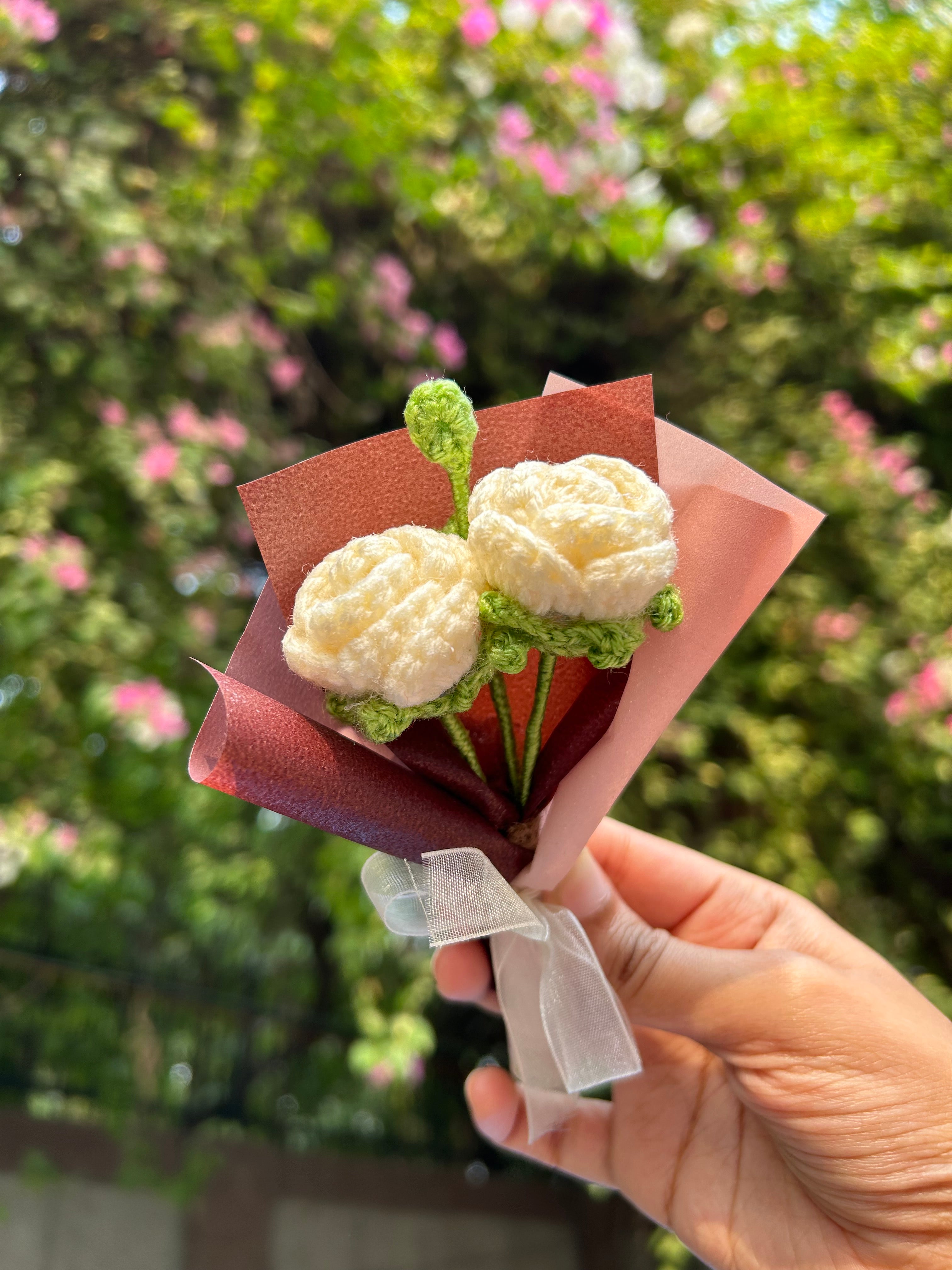 White Rose Mini Bouquet