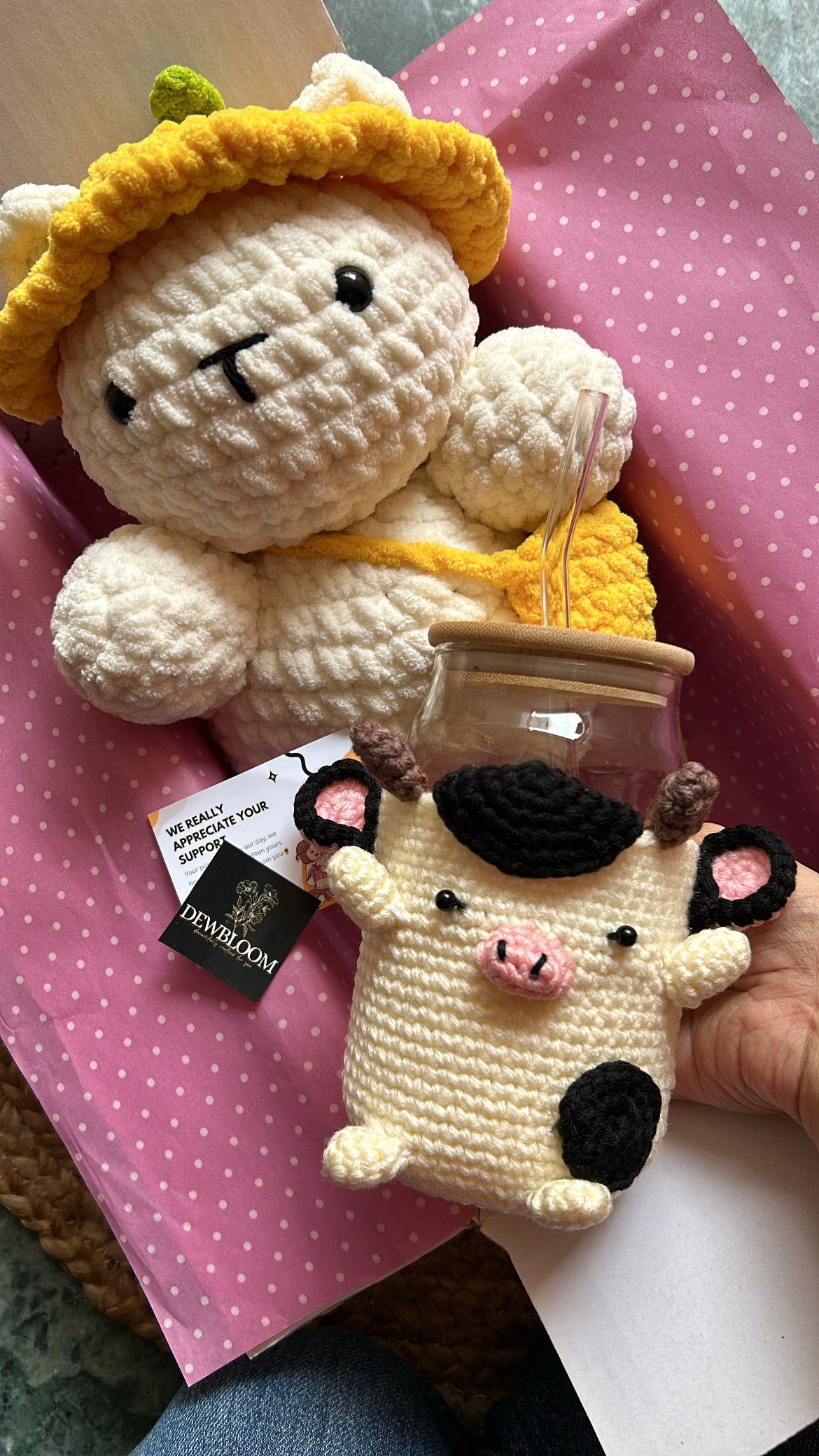 Mango Bear and Moo Tumbler