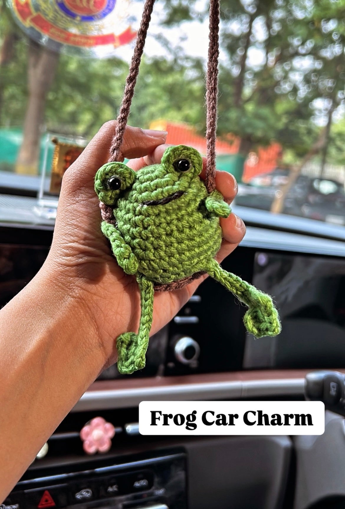 Frog Car Charm