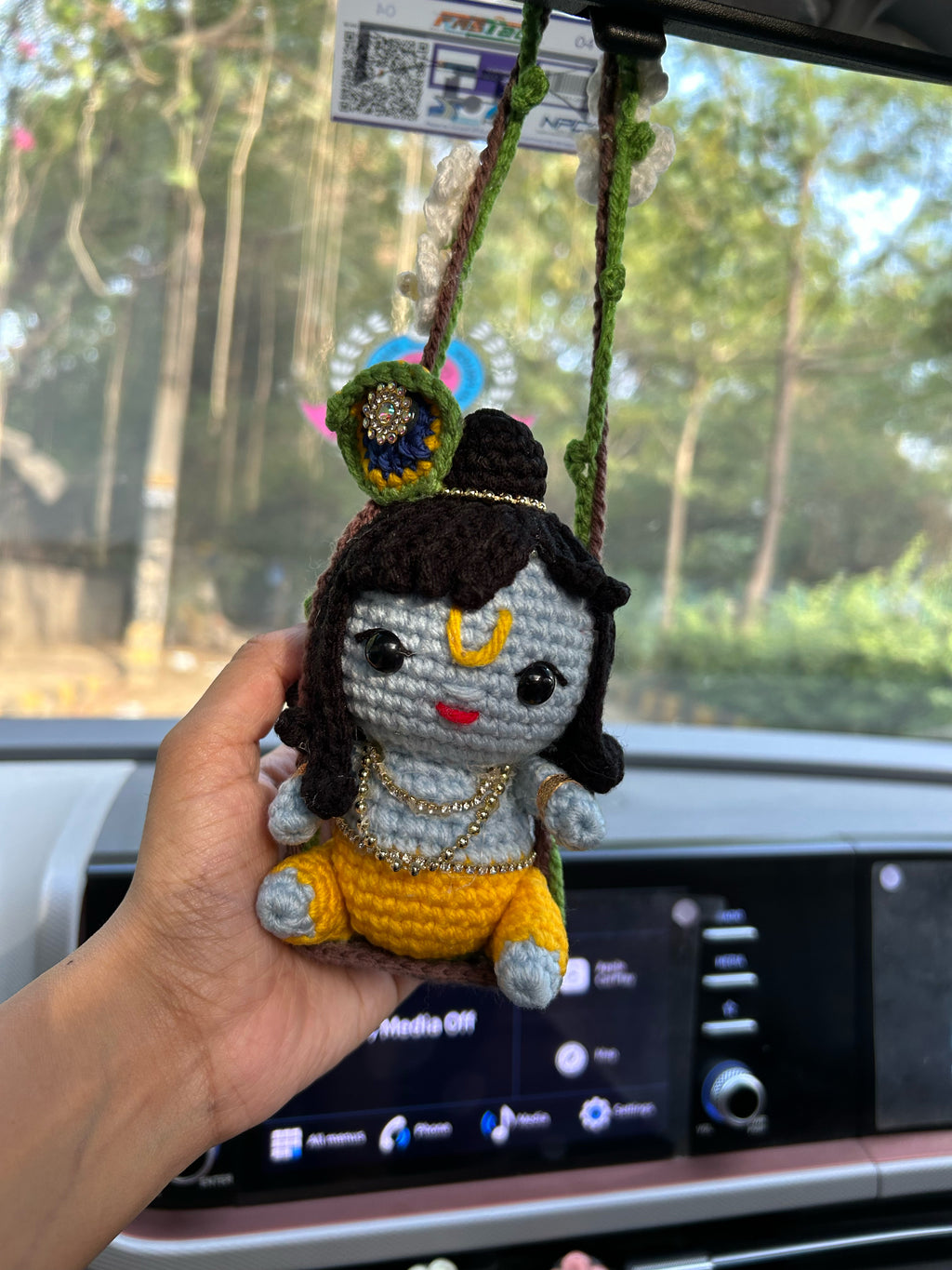 Krishan Ji Car Charm