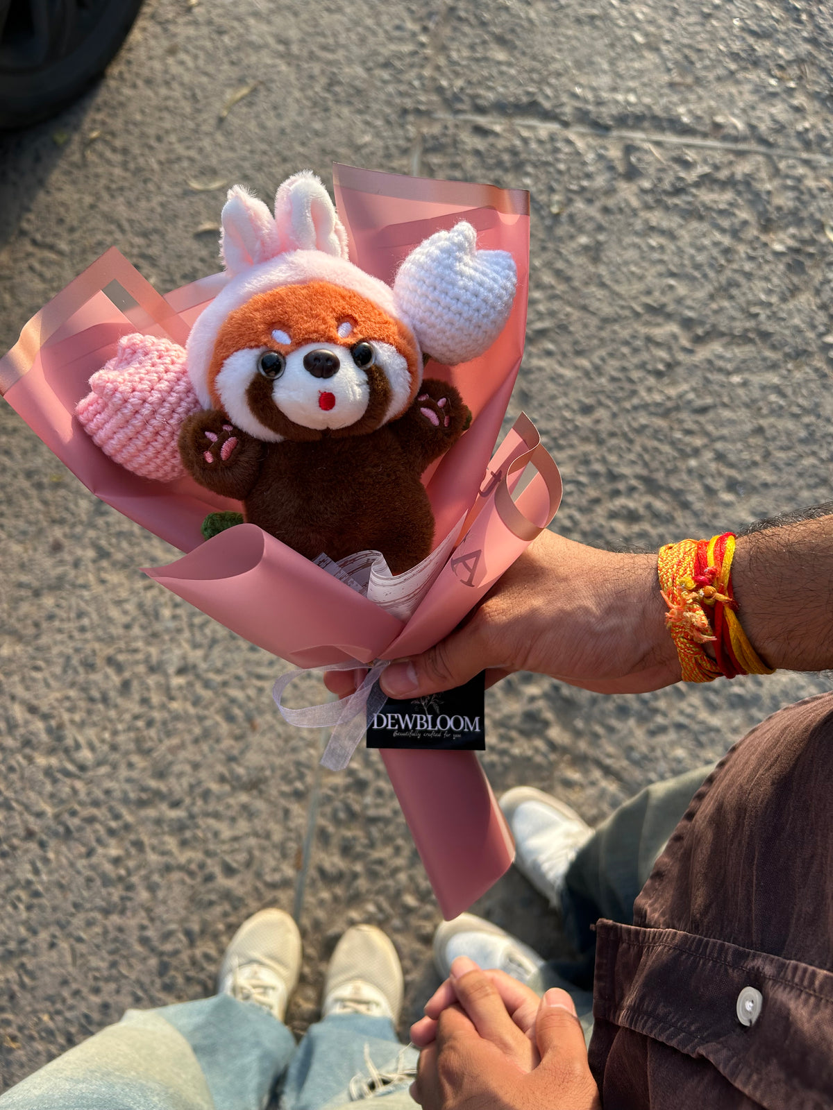 Red Panda Plushie Bouquet