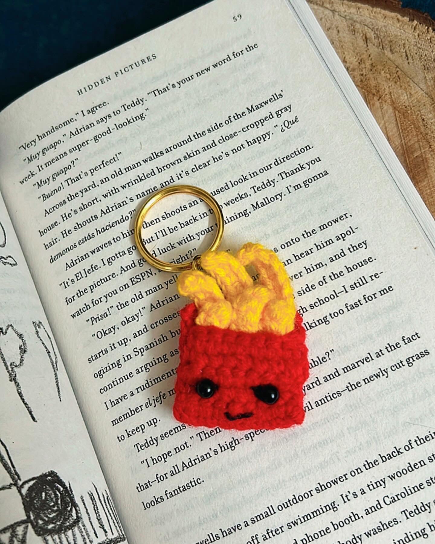 French Fries Keychain