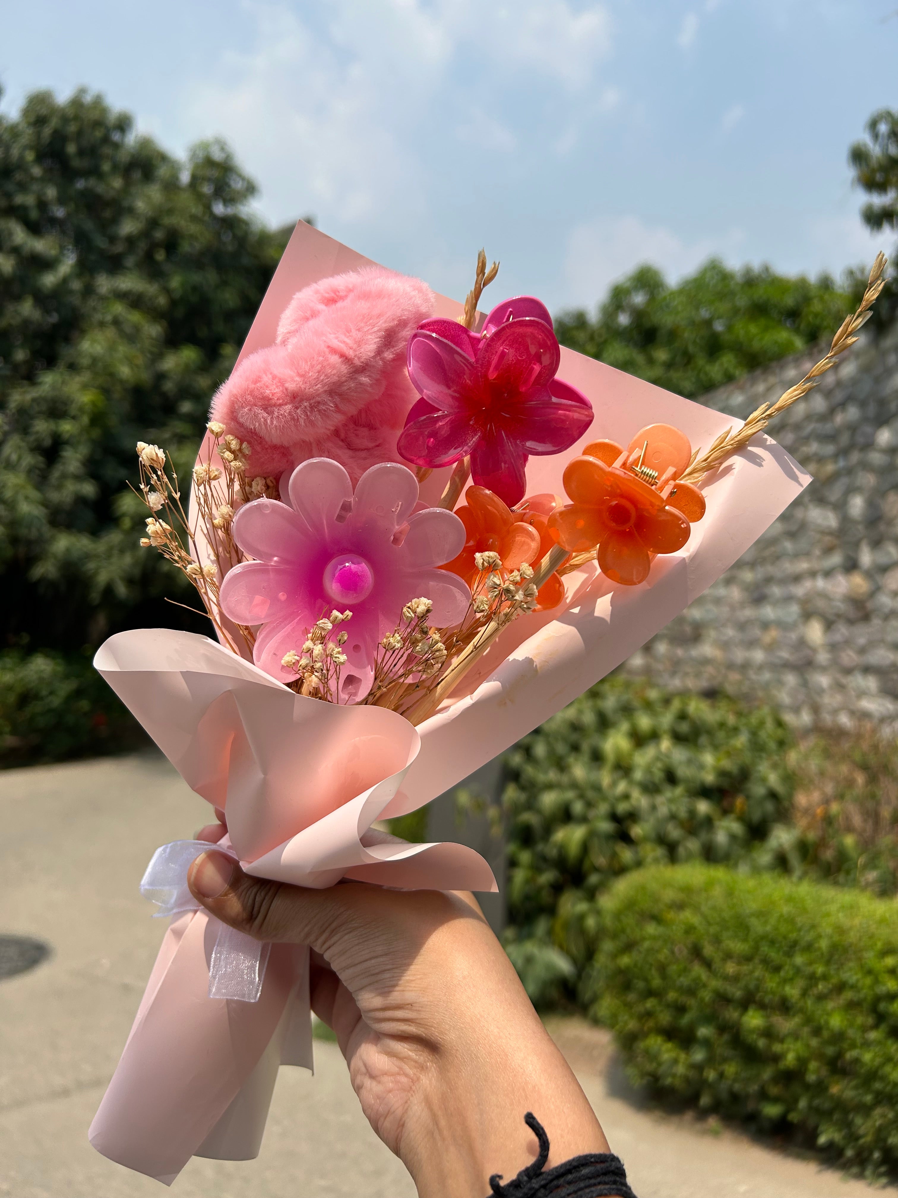 Strawberry Claw Clip Bouquet