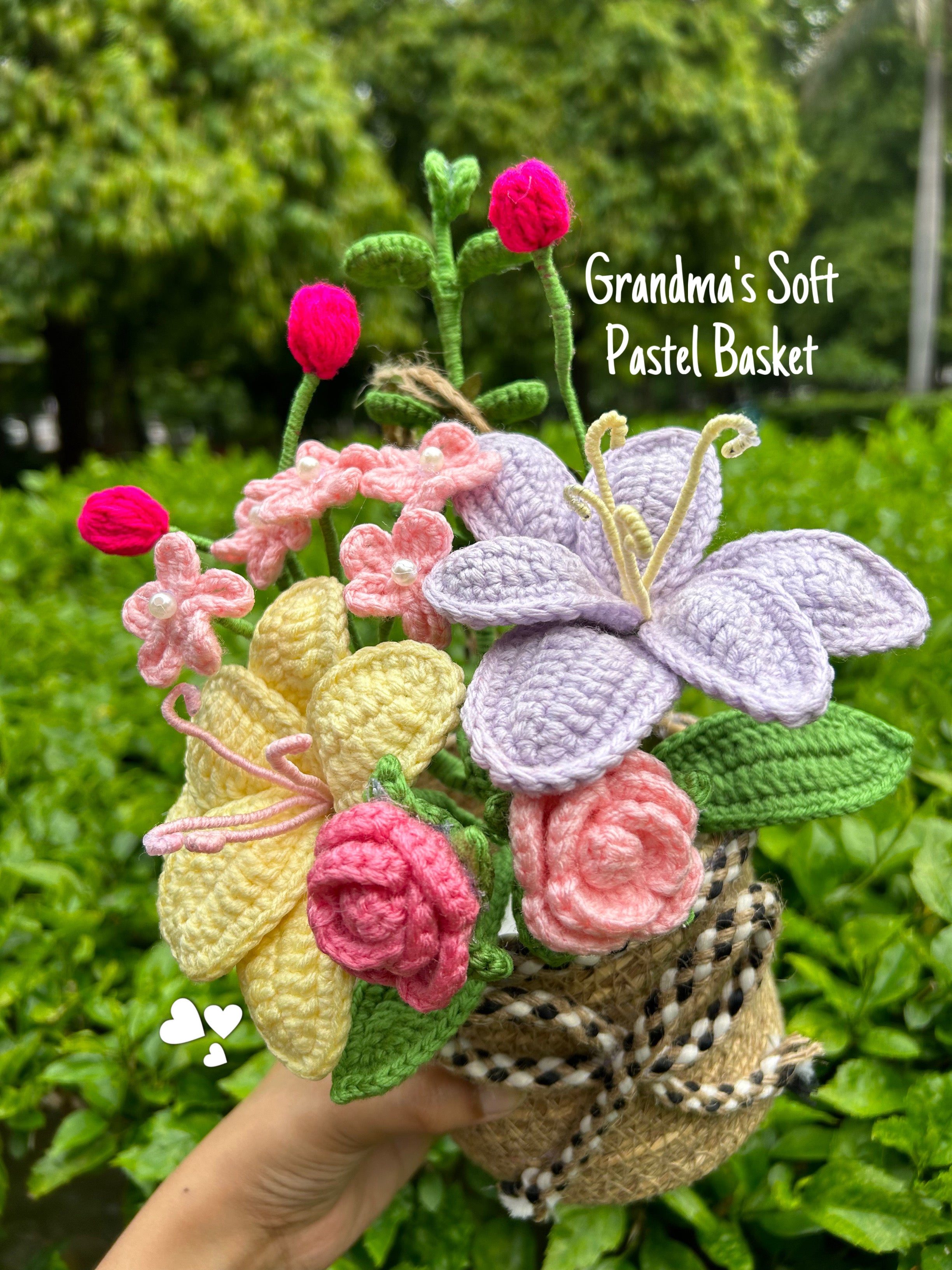 Grandma’s Soft Pastel Basket