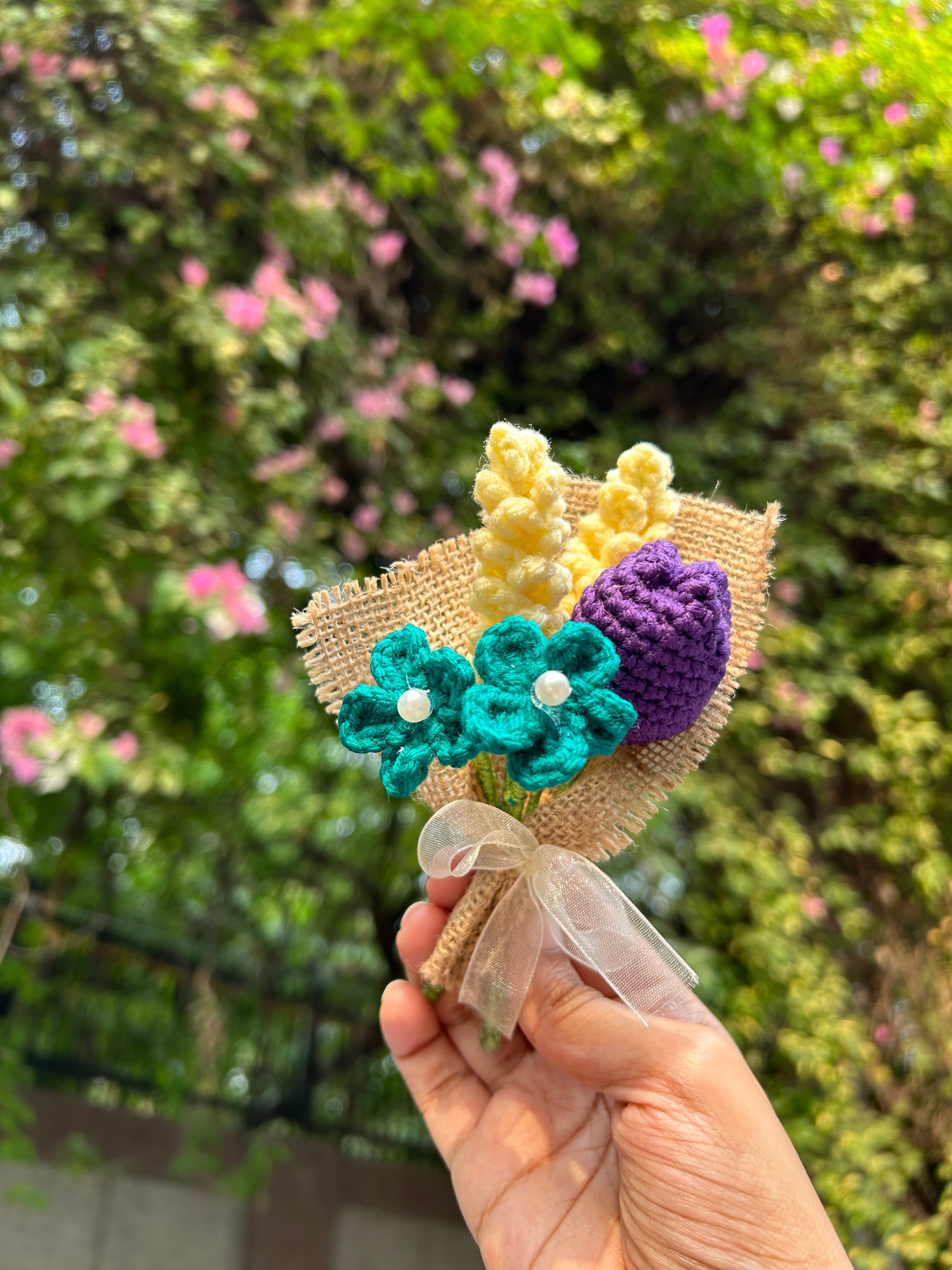 Purple Tulip Mini Bouquet