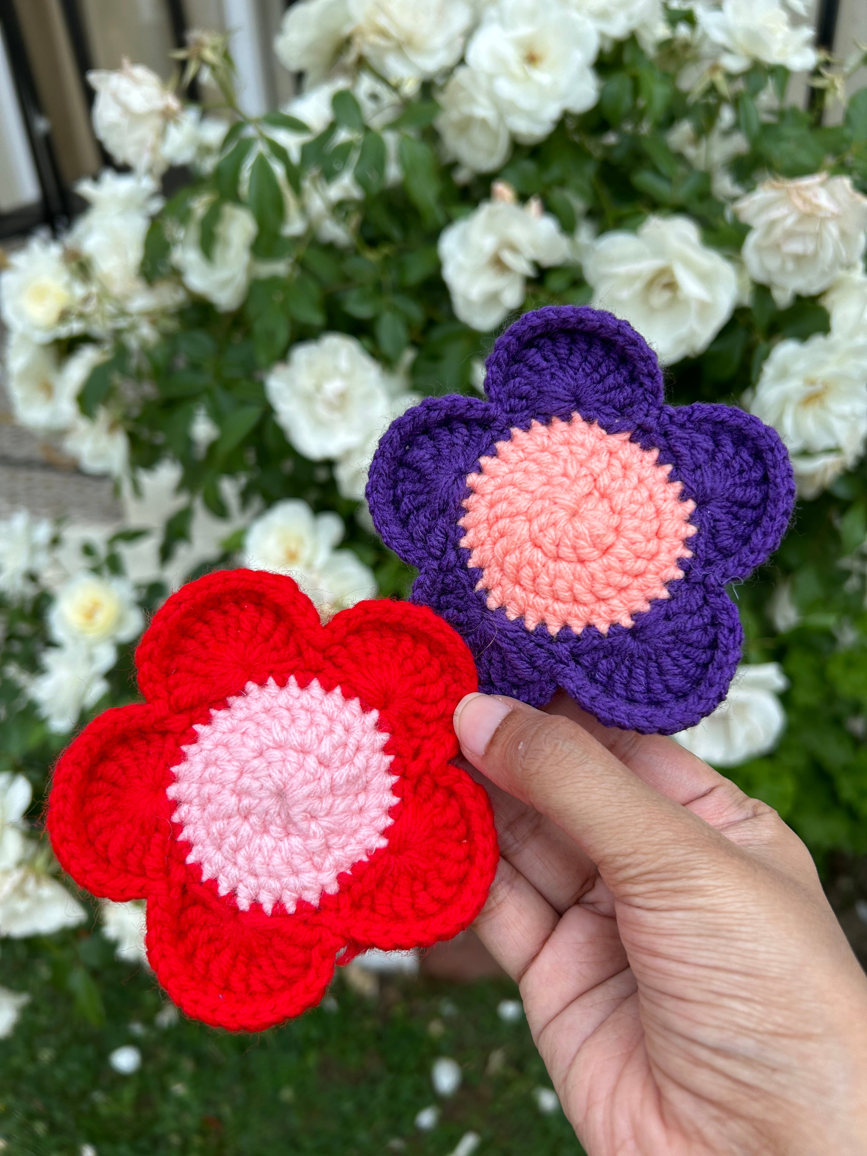 Floral Coasters (2 piece)