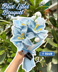 Blue Lilies Bouquet