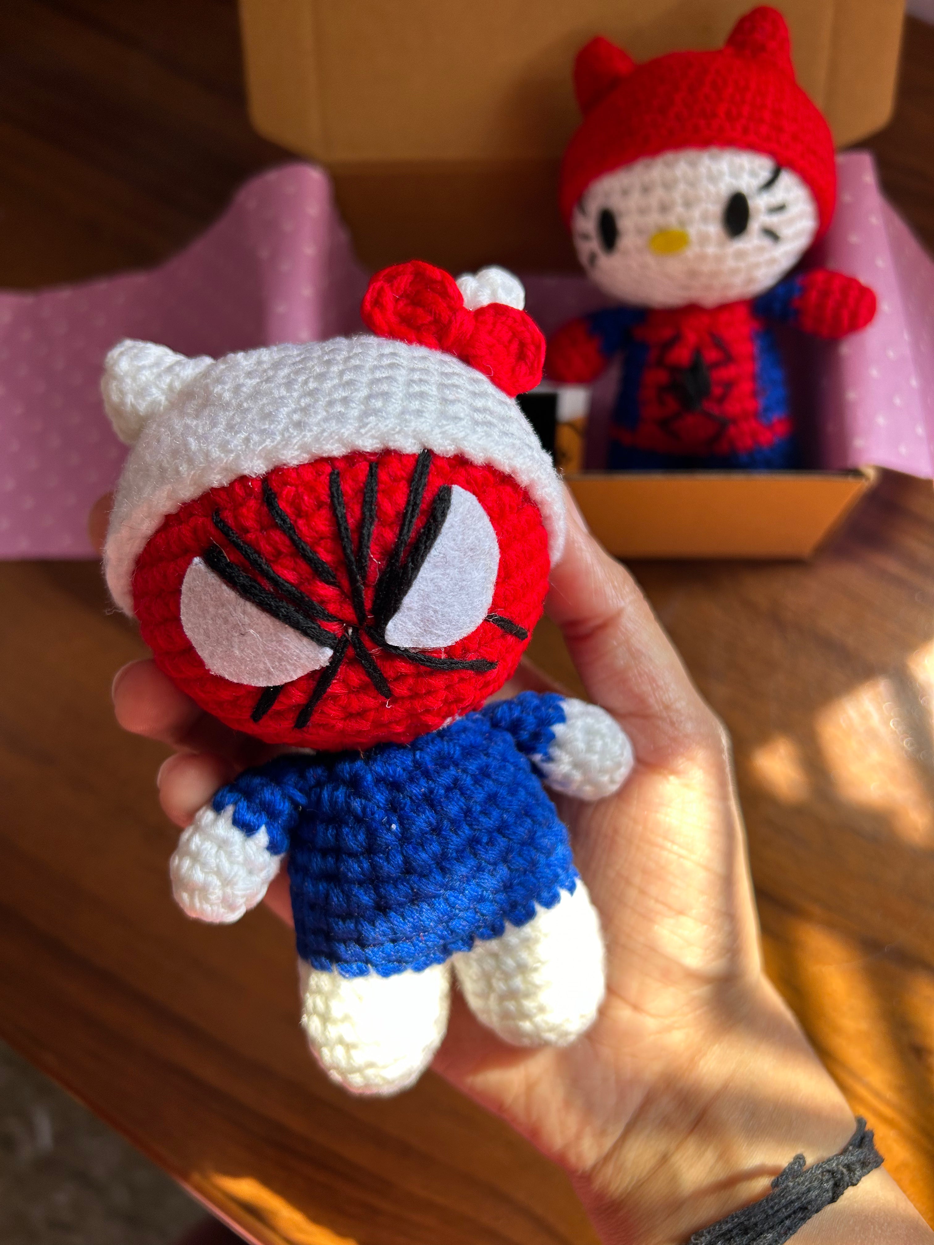 Spiderman in Kitty costume