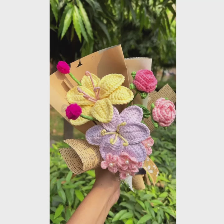 Grandma’s Soft Pastel Bouquet